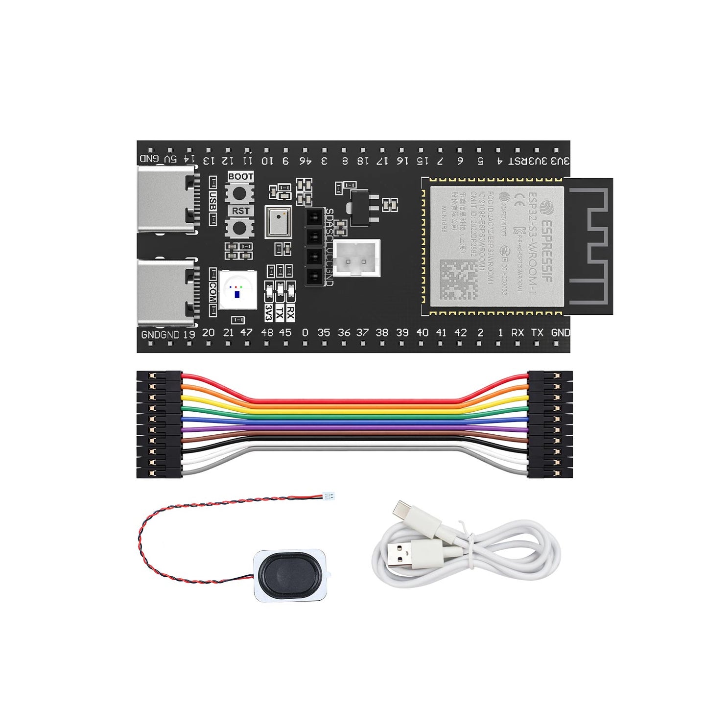 ESP32-S3 core board 16MB Flash 8MB PSRAM built-in 2.4GHz WiFi Bluetooth LE