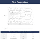 High-strength Upper Aluminum Alloy Plate for Wheeled Smart Robotic car
