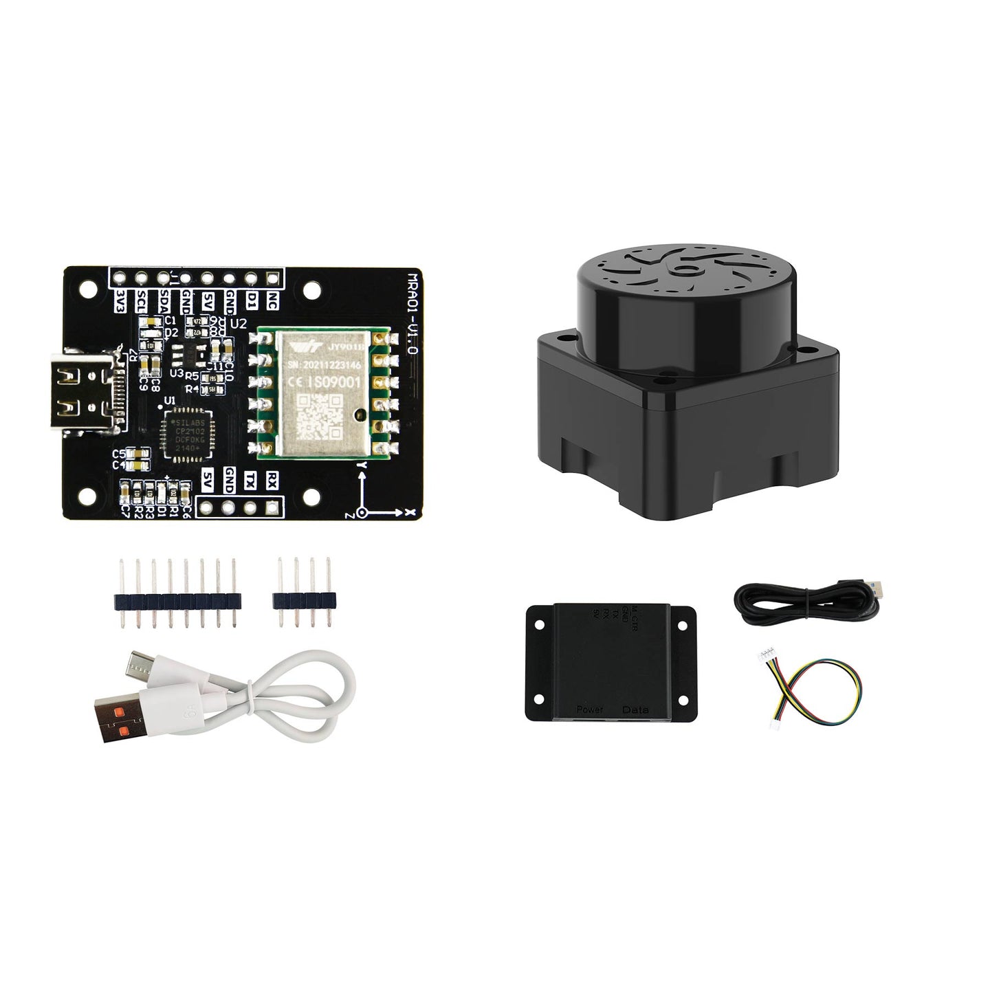 Yahboom IMU 10-Axis Inertial Navigation ARHS Sensor Module with Accelerometer Gyroscope Magnetometer Barometer Air pressure gauge