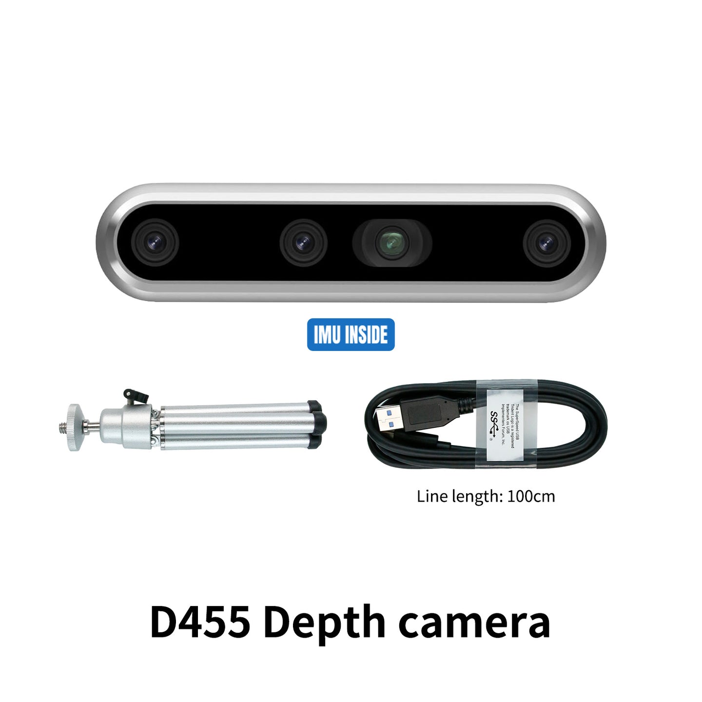 Caméra de profondeur Intel RealSense D435i D455 D435 D415