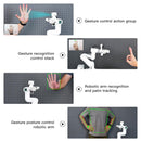 Yahboom JetCobot AI and gestures interactive functions: control robotic arm movement group and stacking