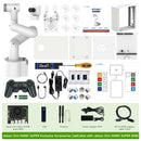 JetCobot with Jetson ORIN NANO SUPER delivery list: robotic arm, gripper, USB camera, handle, 8GB board, map, 64G U disk