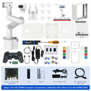JetCobot with Jetson ORIN NX SUPER delivery list: robotic arm, gripper, USB camera, handle, 8GB main board, map, 64G U disk