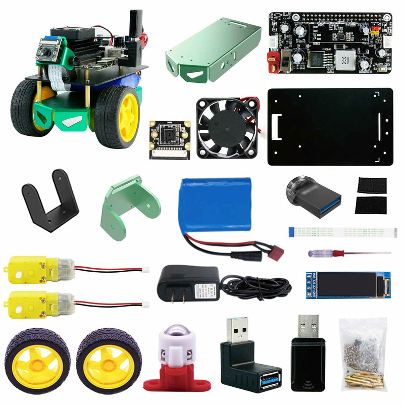 Jetbot mini AI Vision Robot Car ROS Starter Kit for NVIDIA Jetson Nano 2GB/4GB