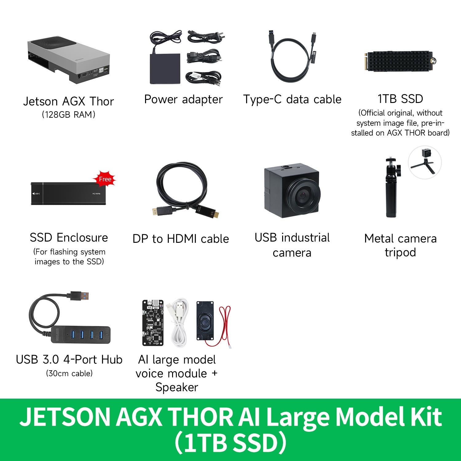 Jetson AGX Thor Developer Kit with 128GB RAM(2070 FP4 TFLOPS)