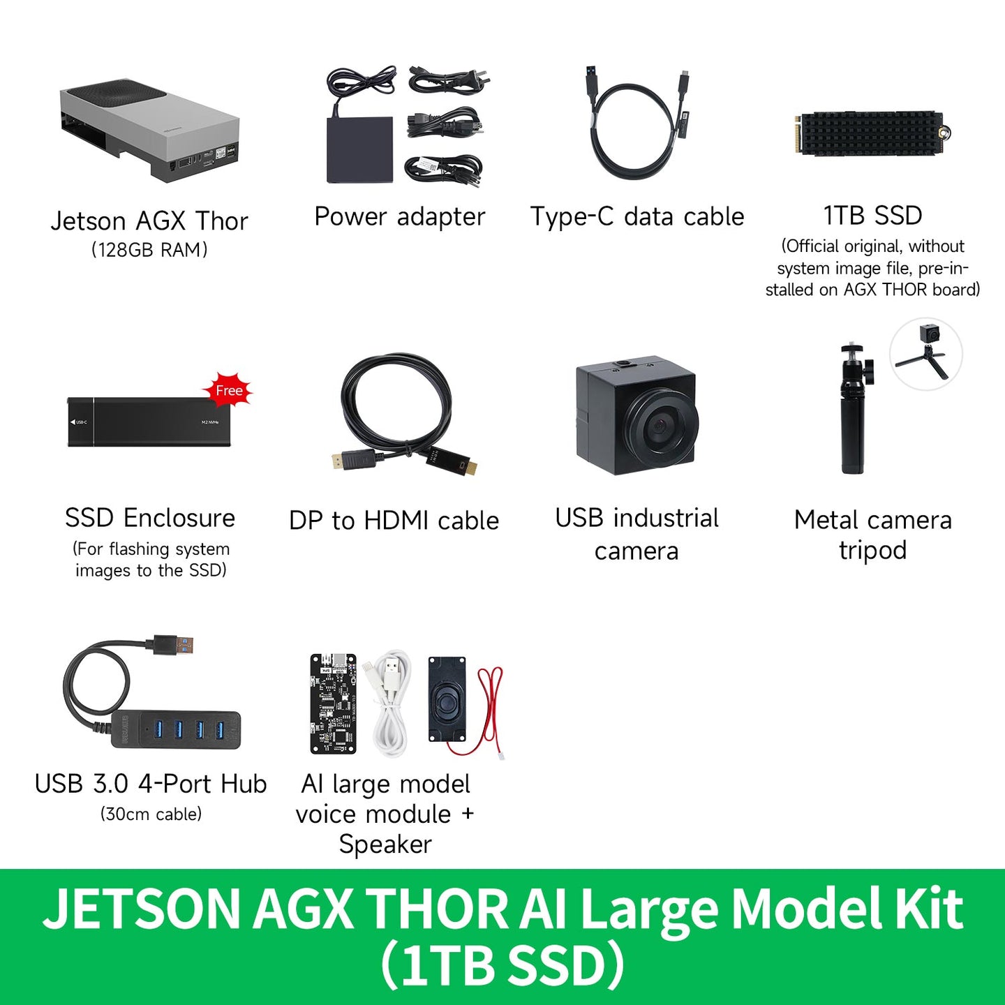 Jetson AGX Thor Developer Kit with 128GB RAM(2070 FP4 TFLOPS)