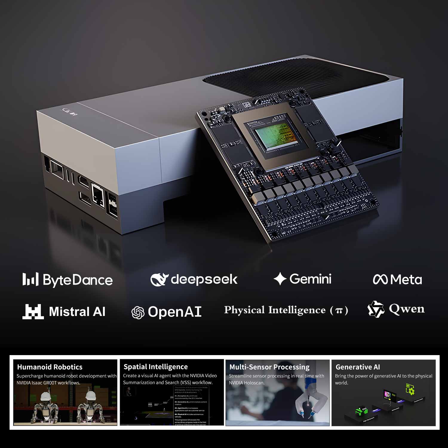 Jetson AGX Thor Developer Kit with 128GB RAM(2070 FP4 TFLOPS)