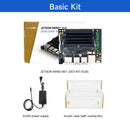 Yahboom Jetson NANO B01 SUB  Basic Kit Board packaging display which with power supply and Acrylic case