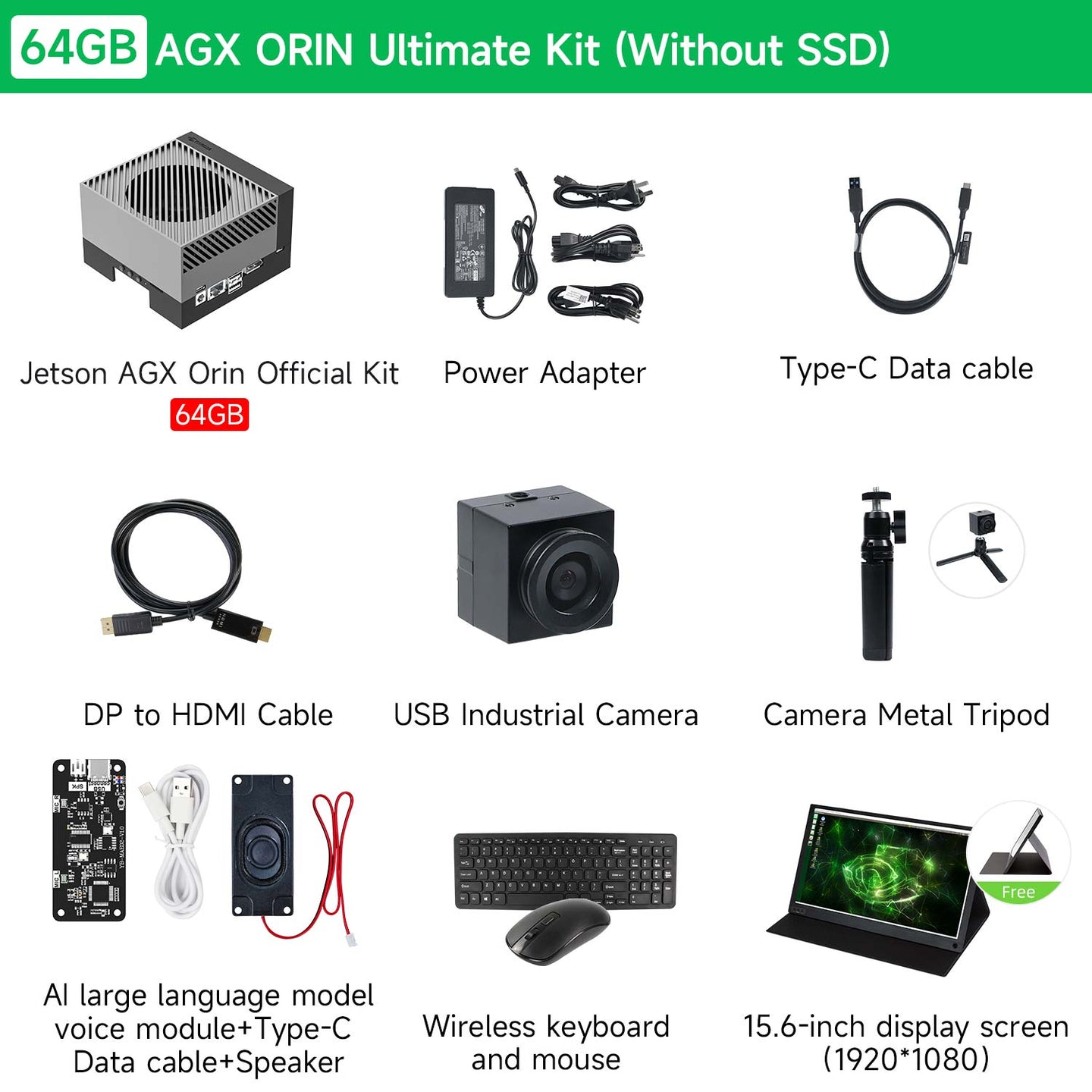 Jetson AGX Orin Developer Kit with 64GB RAM(275 TOPS)