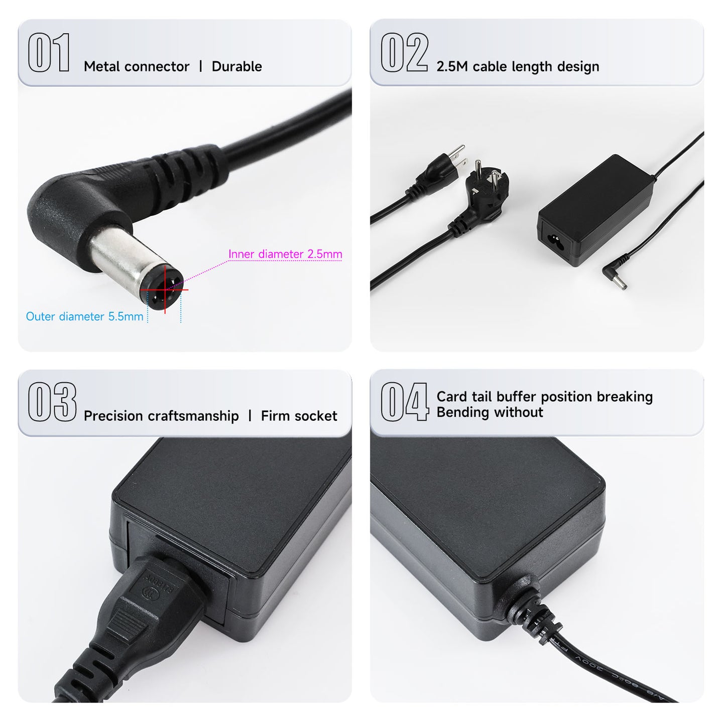 19V/2.37A DC power supply for Jetson Orin NX SUPER/Orin NANO SUPER/Xavier NX/TX2-NX