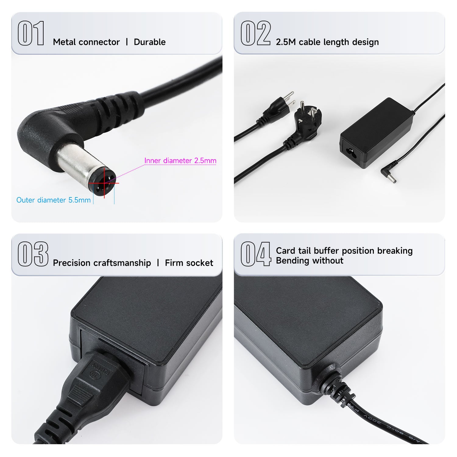 19V/2.37A DC power supply for Jetson Orin NX SUPER/Orin NANO SUPER/Xavier NX/TX2-NX