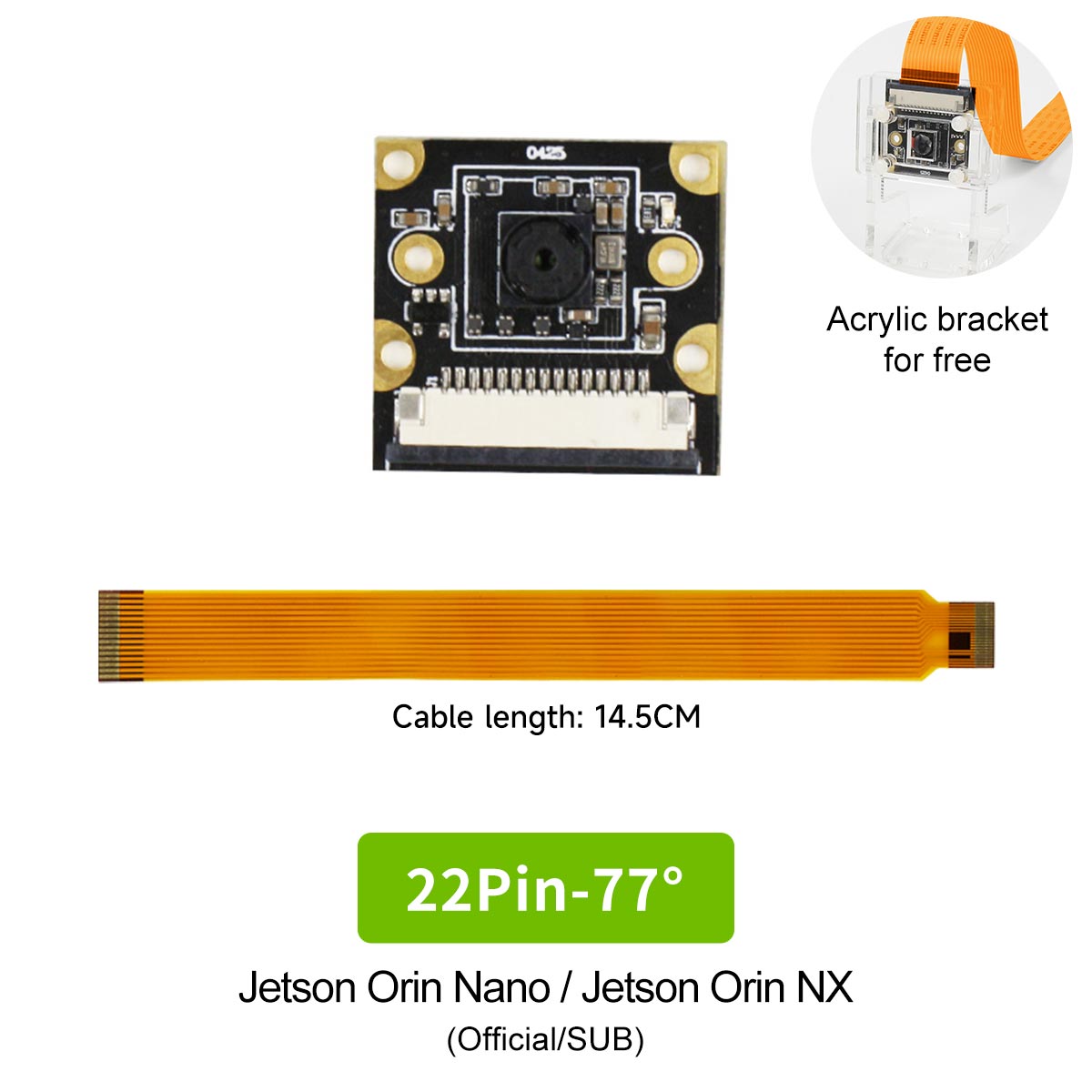 NVIDIA Jetson IMX219 camera 8MP compatible with NANO/Xavier NX/TX2 NX/Orin NANO SUPER/Orin NX SUPER
