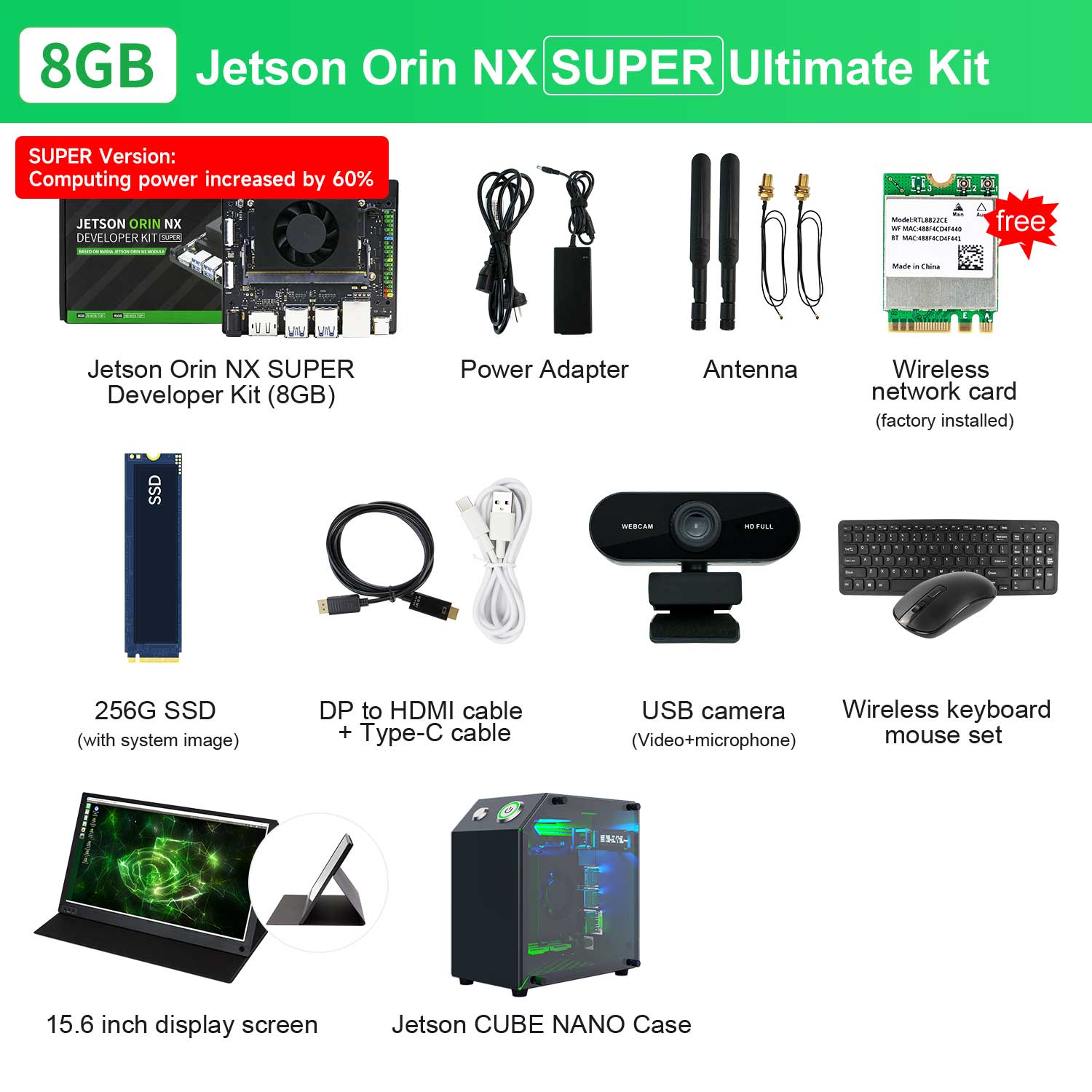 Jetson Orin NX SUPER 8GB Ultimate Kit