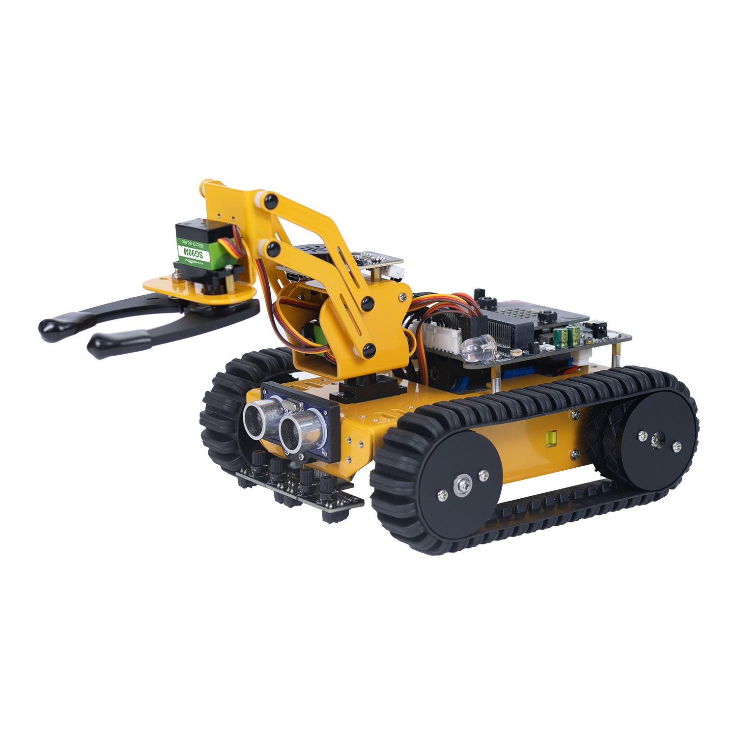 Last:bit Tracked Robot Car for BBC micro:bit, Voice Interaction, MakeCode/MicroPython Programming, STEM Education