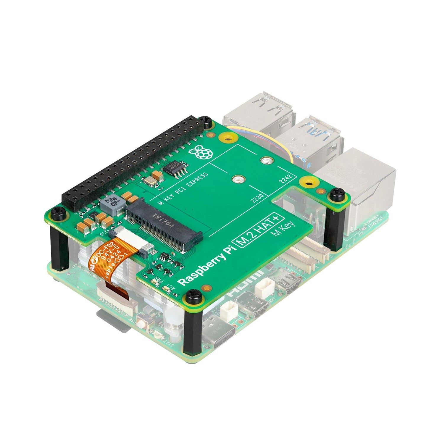 Raspberry Pi 5 M.2 HAT+ oficial