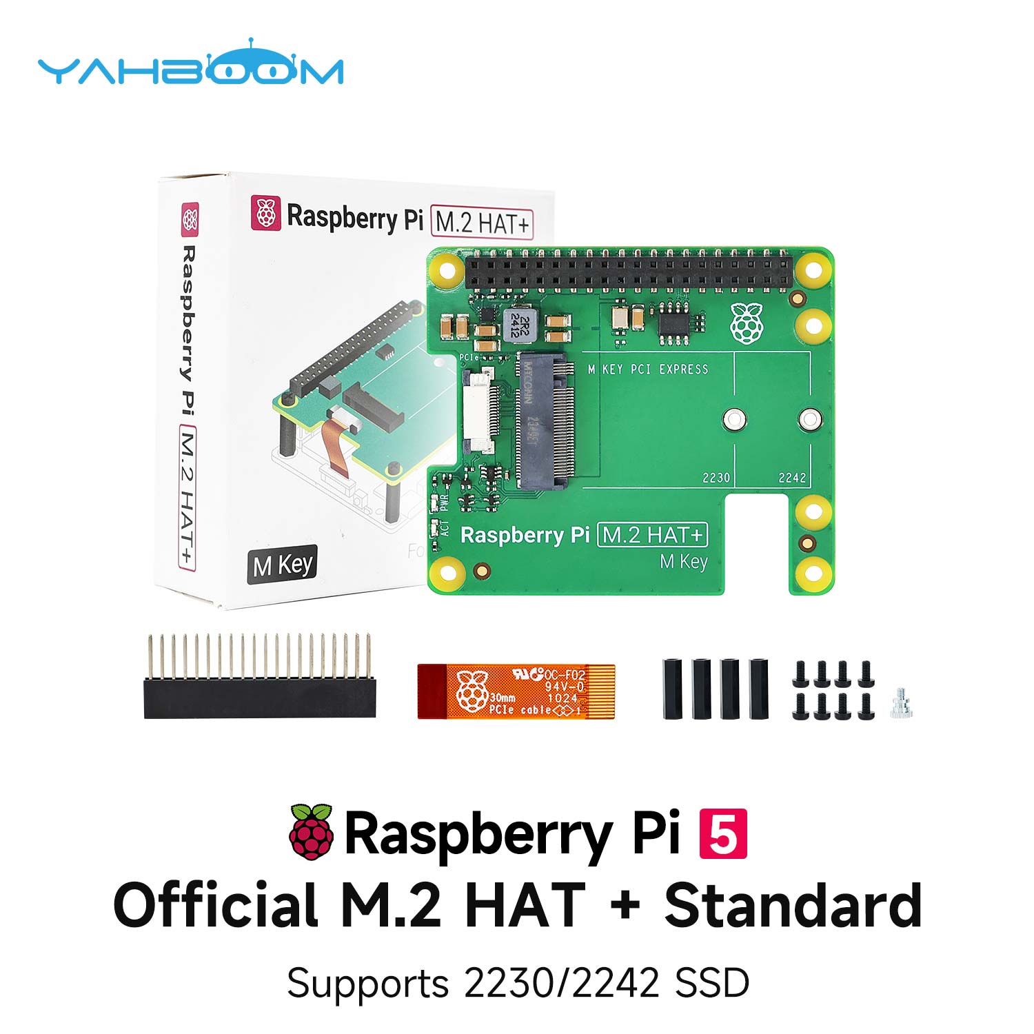 Raspberry Pi 5 M.2 HAT+ oficial