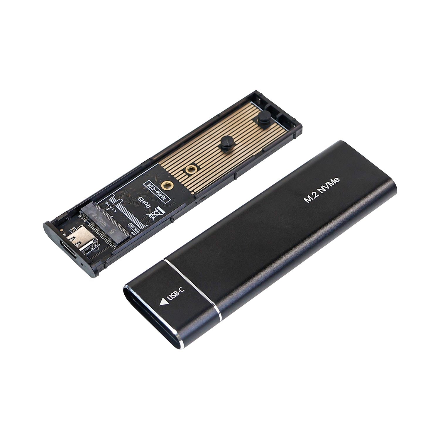 M.2 SSD Enclosure Support NVMe Protocol and M Key/B&M Key Interface