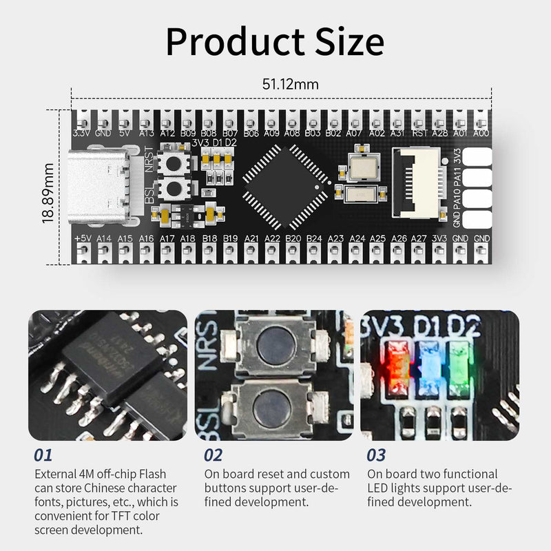 MSPM0G3507 Mini Development Board