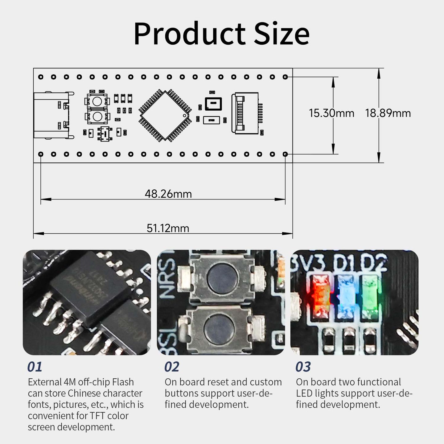 MSPM0G3507 Mini Development Board