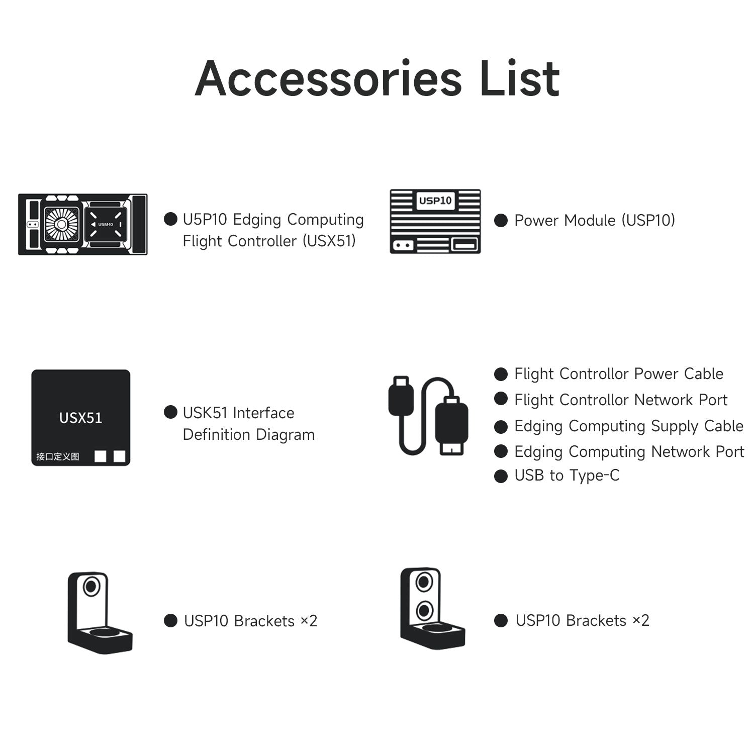Makerfire USX51 computing flight control system features 10 TOPS AI Chip