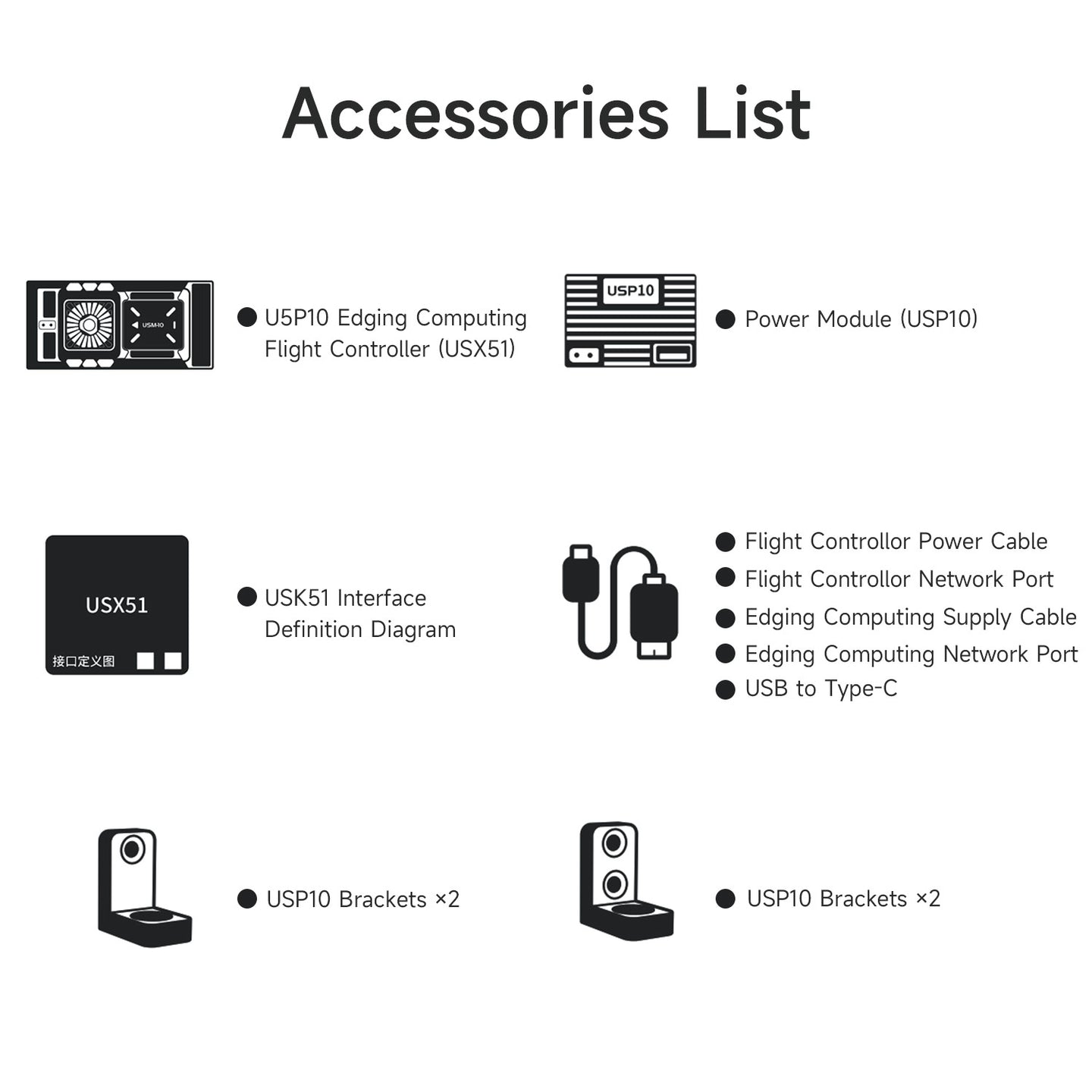 Makerfire USX51 computing flight control system features 10 TOPS AI Chip