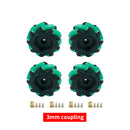 Kit de ruedas Mecanum de Yahboom para robot casero o coche inteligente programable