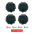 Kit de ruedas Mecanum de Yahboom para robot casero o coche inteligente programable