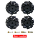 Kit de ruedas Mecanum de Yahboom para robot casero o coche inteligente programable