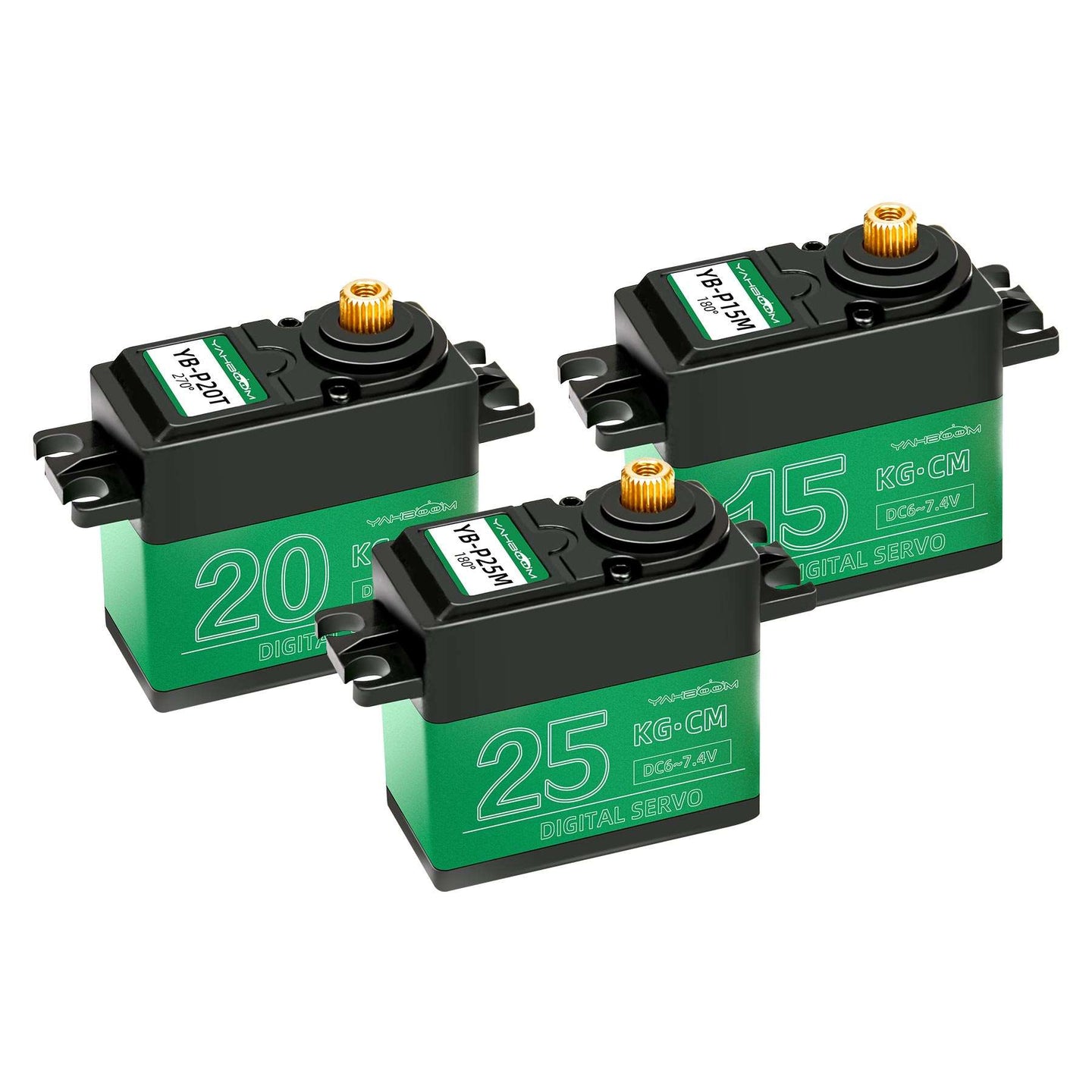 Yahboom 15KG/20KG/25KG Metal Digital Servo with Metal Gears and Larger Torque