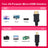 Micro-HDMI to HDMI cable for Raspberry Pi 5/4B