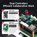 MicroROS-Pi5 Robot de coche ROS2 para Raspberry Pi 5 (ROS2-HUMBLE + Python3)