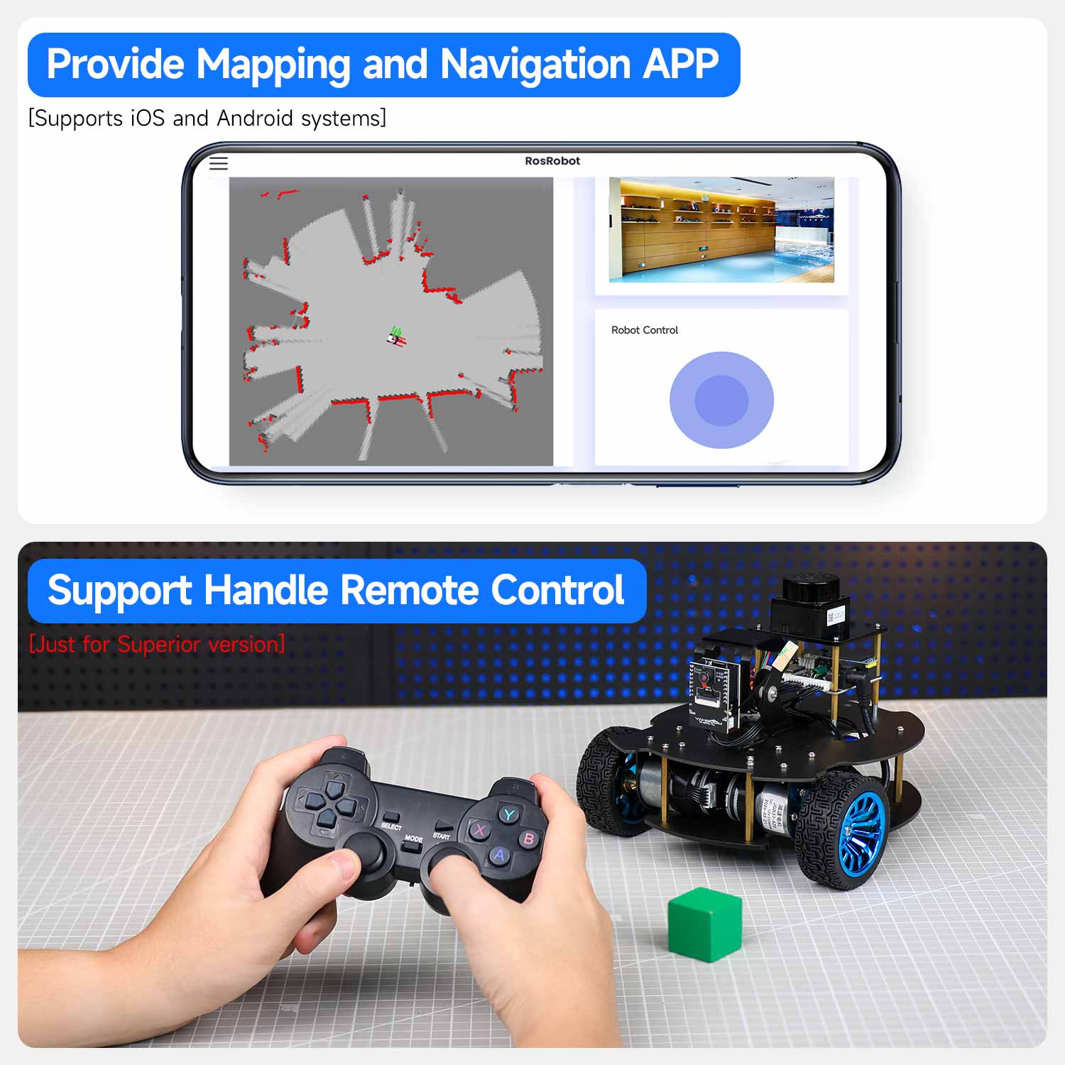 MicroROS V2 ROS2 AI Robot Car for PC virtual machine (MacOS is not supported)