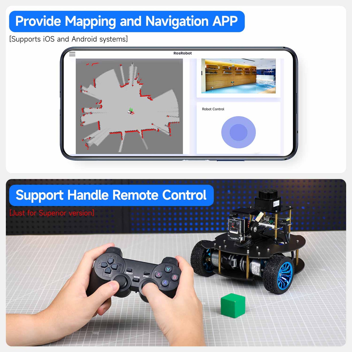 MicroROS V2 ROS2 AI Robot Car for PC virtual machine (MacOS is not supported)