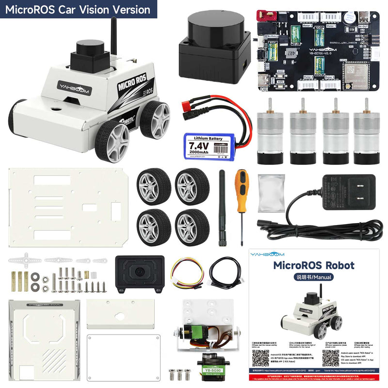 ESP32 MicroROS Robot Car Virtual Machine as controller(MAC Not Support)