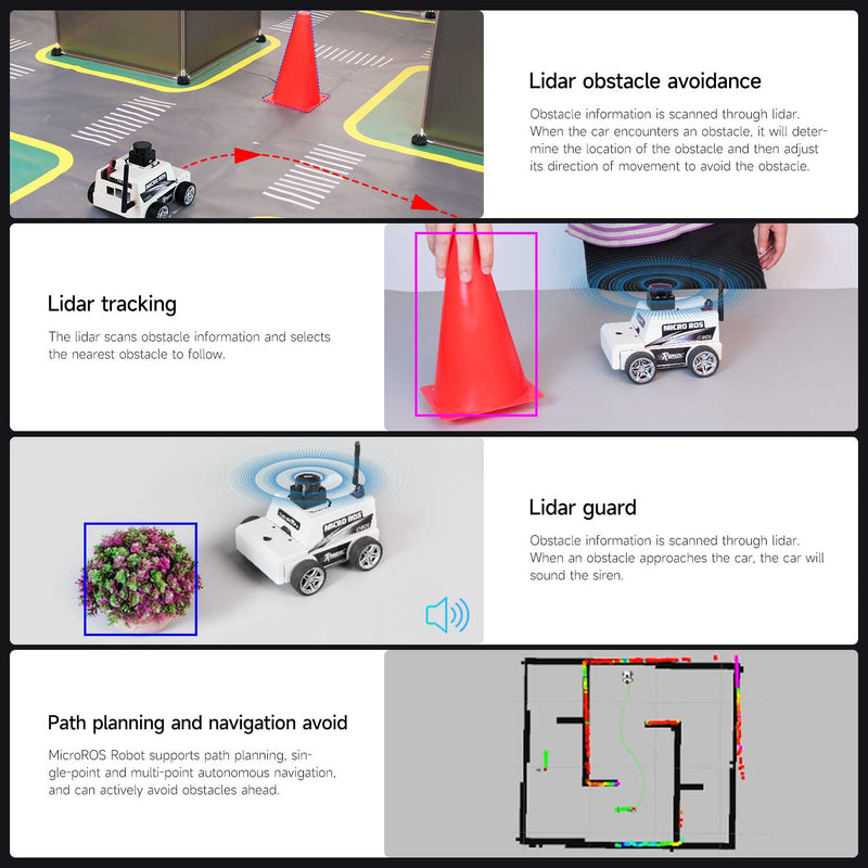 MicroROS Robot Car with ESP32 Coprocessor Virtual Machine Controller