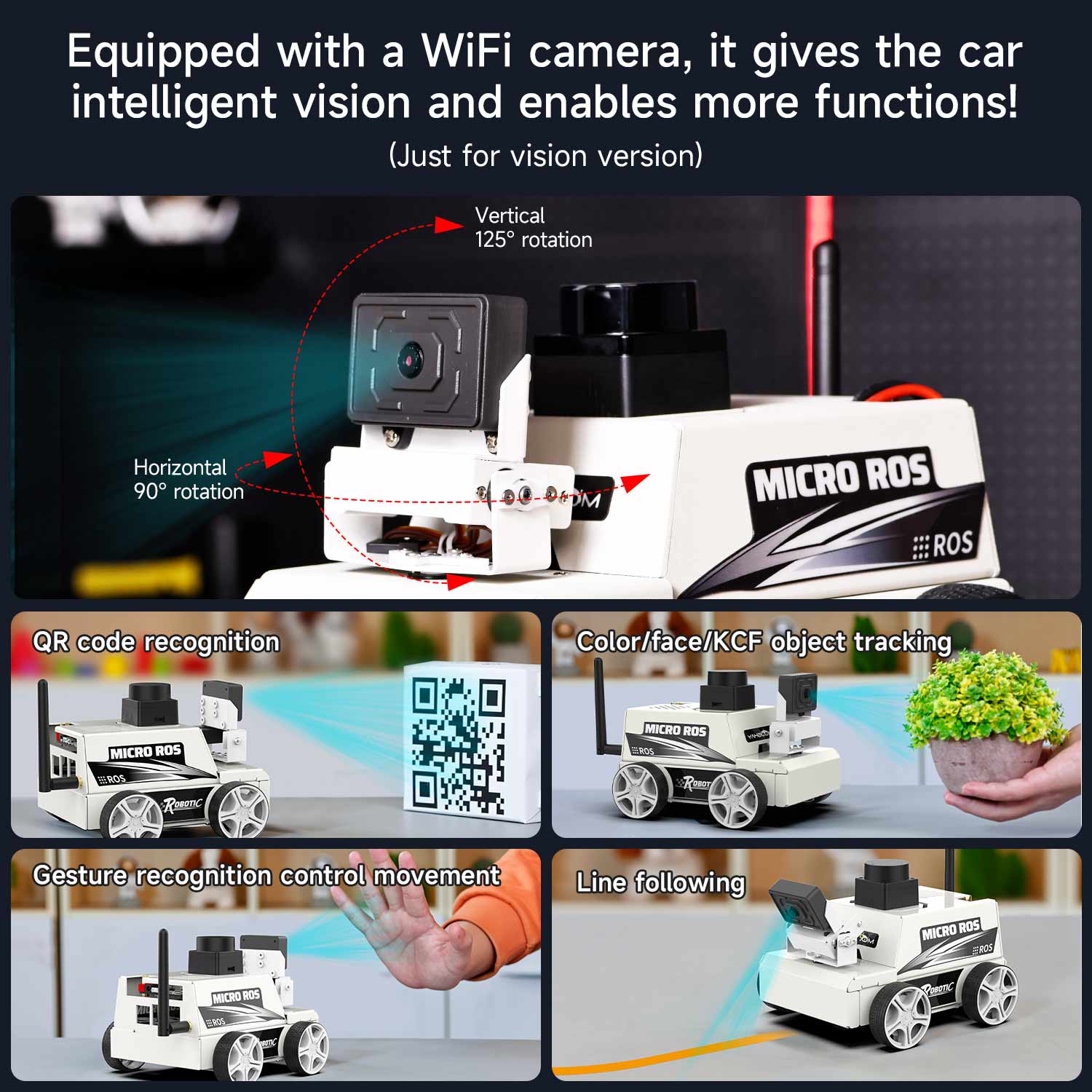 MicroROS Robot Car with ESP32 Coprocessor Virtual Machine