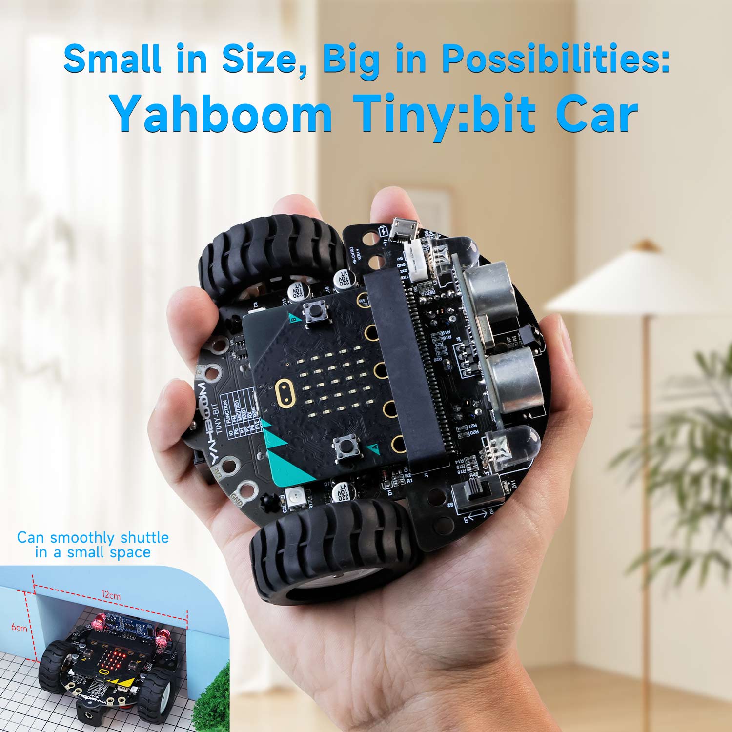 Yahboom Microbit Robot Car Kit Programmable Toys MakeCode Programming