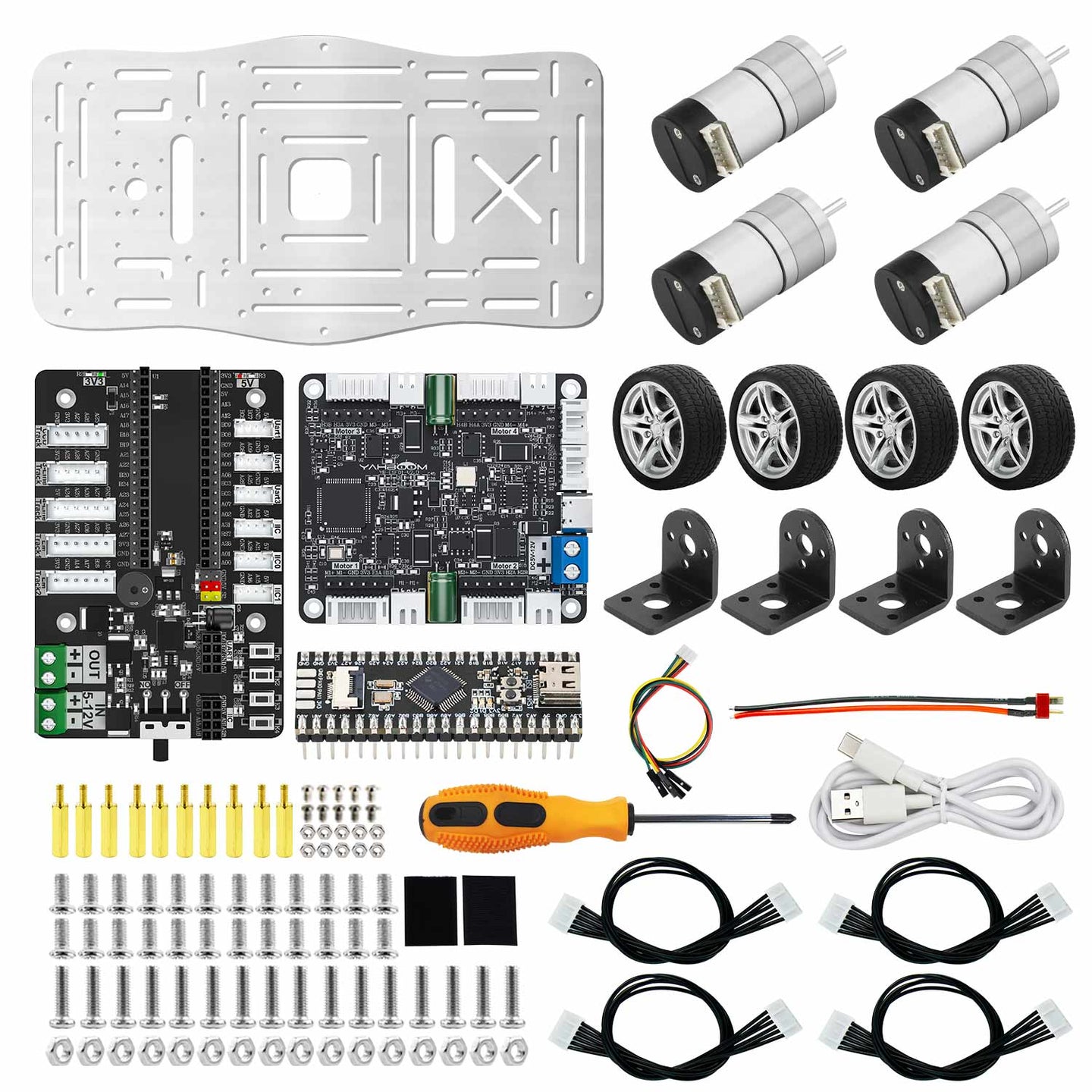 Yahboom Mini Wheeled Robot Car Chassis Kit