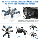 18 DOF Muto Hexapod Robot with Intelligent serial bus servo: high precision and large torcue, fast response