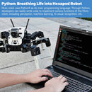 Developers use Python3 to implement perception, machine learning, Al visual recognition for the 18DOF Muto hexapod robot