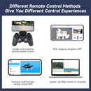 18DOF Muto RS Hexapod Robot control methods: handle, ROS map navigation APP, Yahboom APP and Jupyter Lab Web control