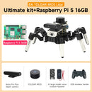 18DOF Muto RS AI Large Model Hexapod Robot ROS2 for Raspberry Pi 5