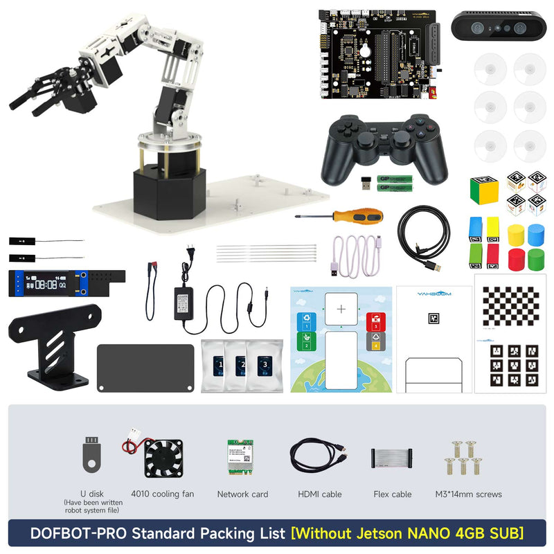 DOFBOT Pro 3D Depth Vision Robotic Arm for Jetson NANO 4GB/Orin NANO SUPE/Orin NX SUPER