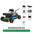 ROSMASTER R2 Jetson Nano 4GB SUB Standard version with development board accessories display: SLAM A1Lidar, depth camera