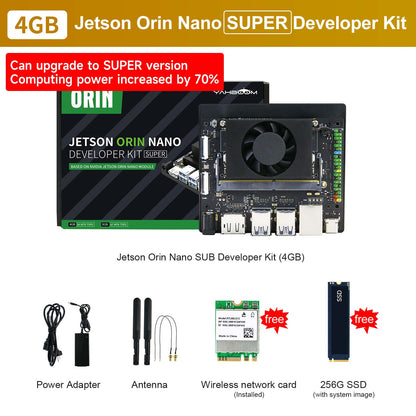 Jetson Orin NANO SUPER Developer Kit(SUB/Official) with 4GM/8GB RAM(34TOPS/67TOPS)