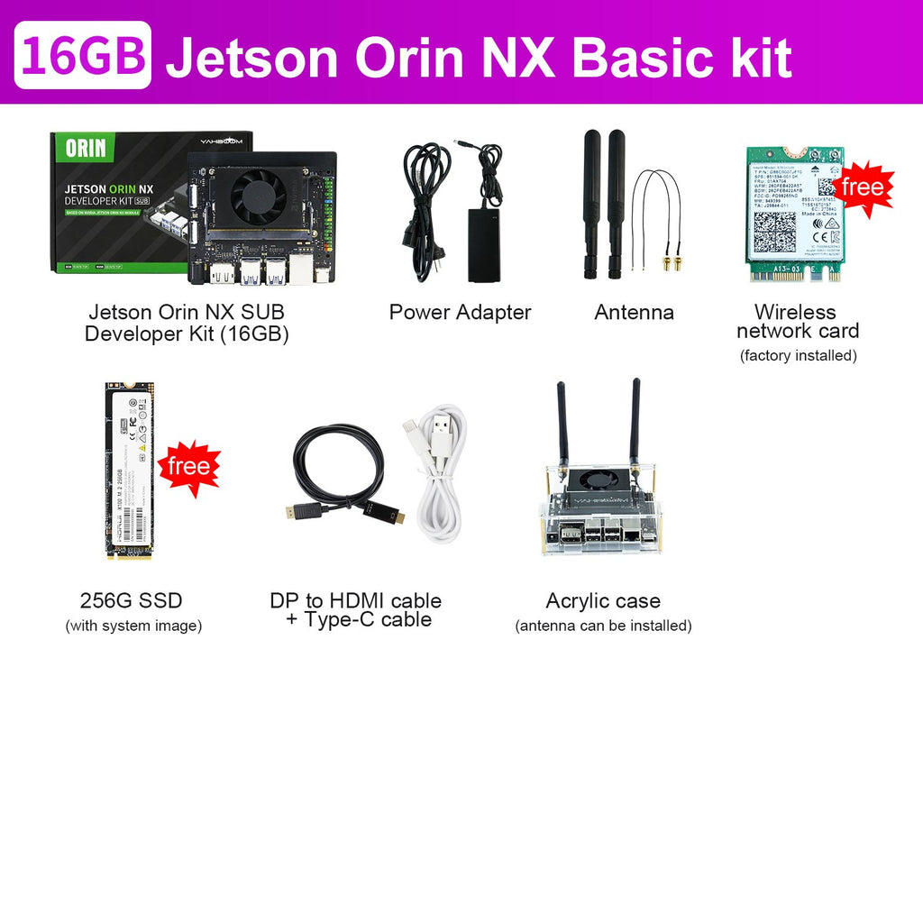 Network Developer Kit NVIDIA Jetson Orin NX Developer Kit for Artificial Intelligence Coding