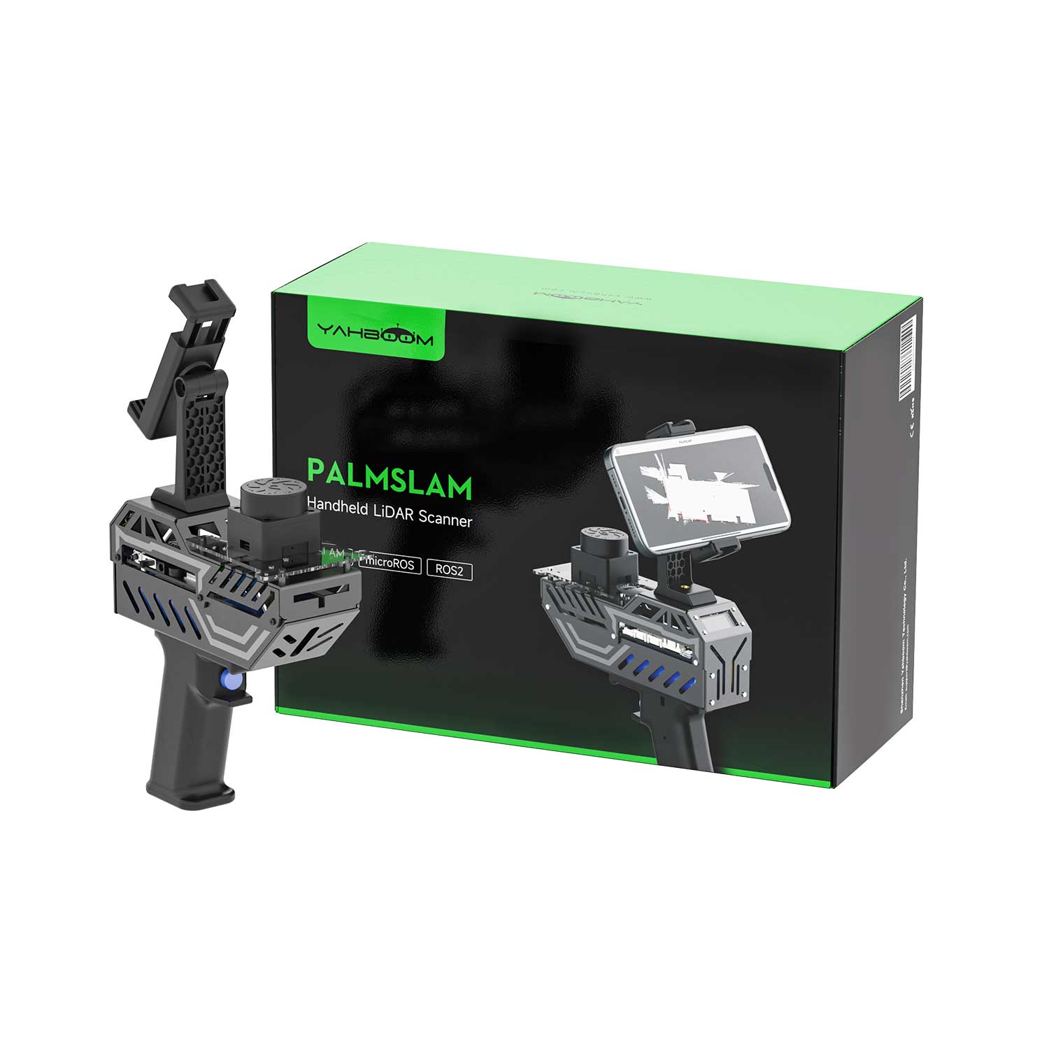 PALMSLAM Handheld LiDAR Scanner for 2D mapping navigation (Lidar Optional)