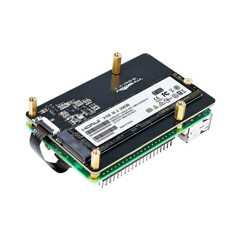 PCIe to M.2 adapter expansion board for Raspberry Pi 5