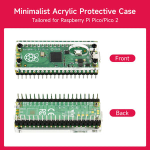 Étui de protection en acrylique pour Raspberry Pi Pico/Pico 2