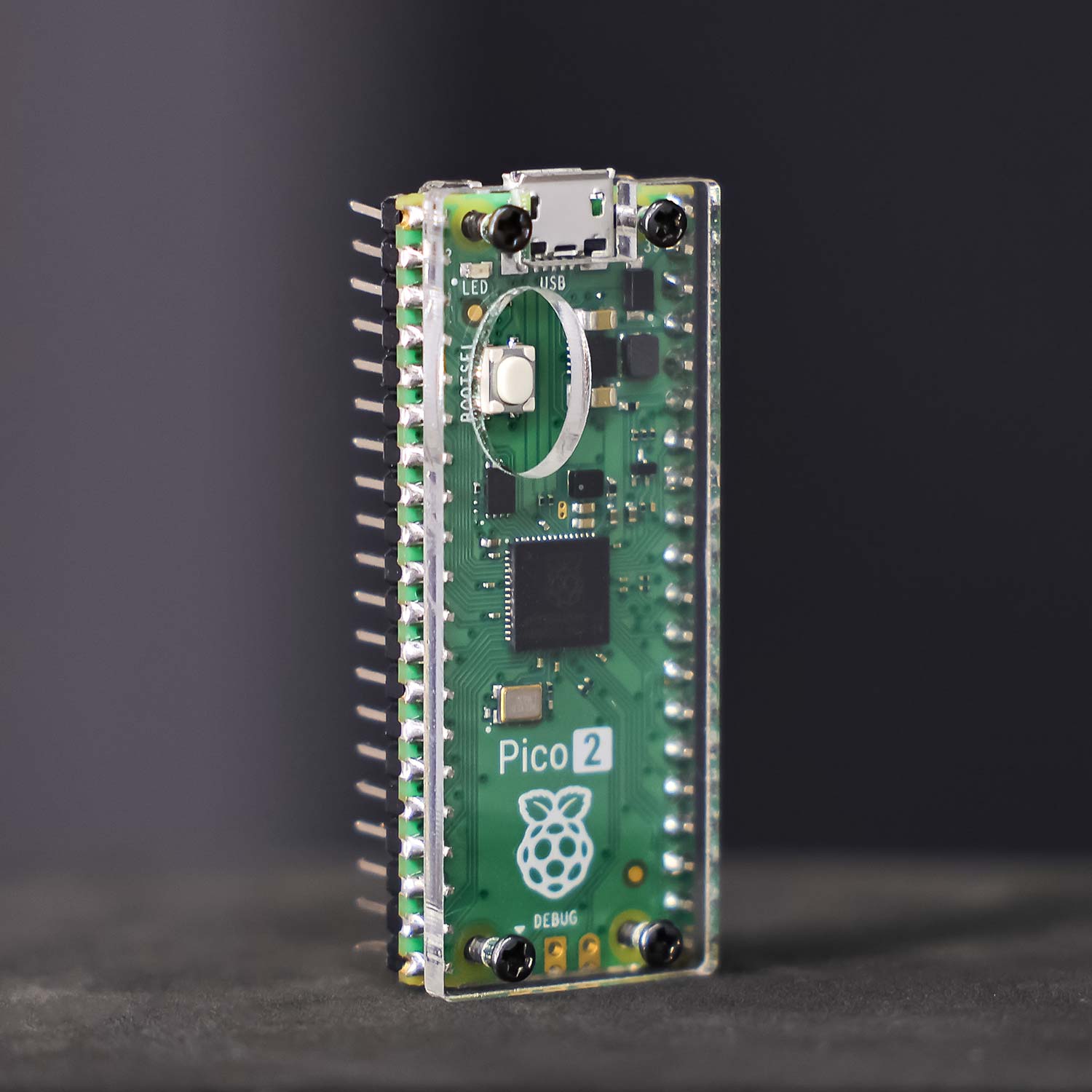 Estuche protector acrílico para Raspberry Pi Pico/Pico 2